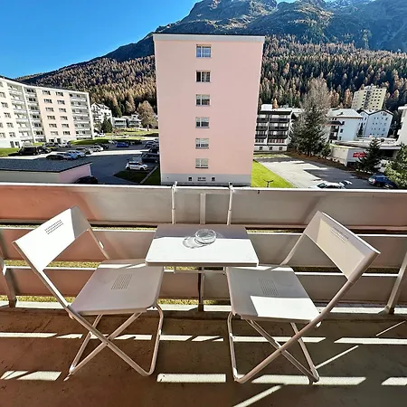 Sk213 - Alpin-schick, 39m2, & Sport, Mit Pool Lejlighed St. Moritz