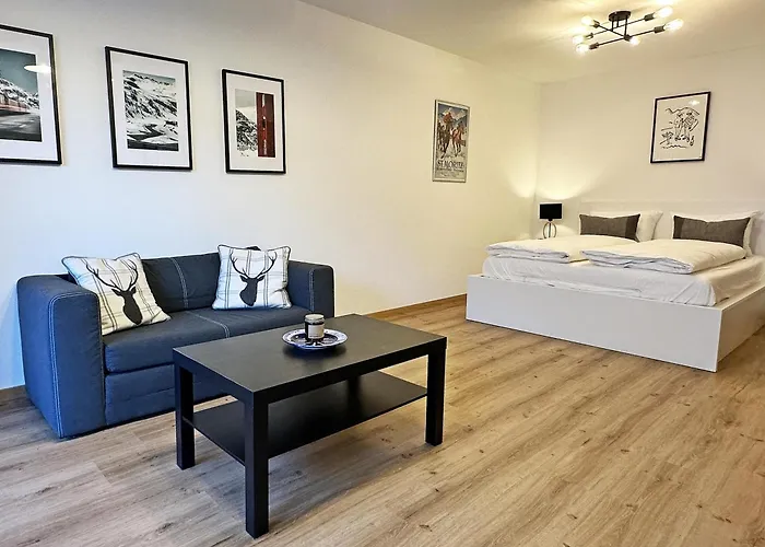 Alpin-schick, 39m2, & Sport, Mit Pool - Sk213 * St. Moritz